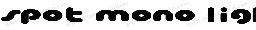 Spot Mono light字体转换